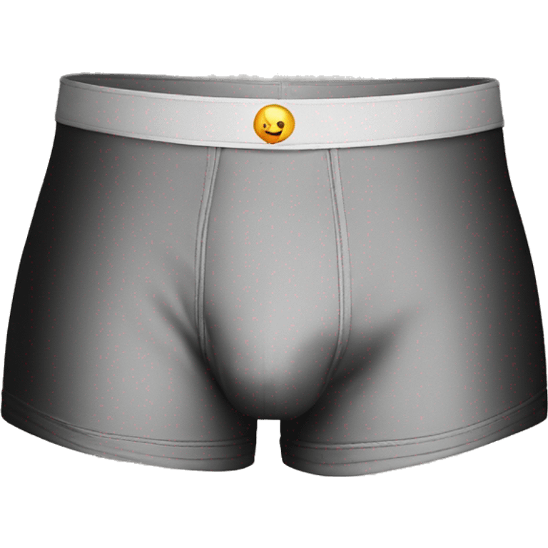 boxers brief in black  emoji