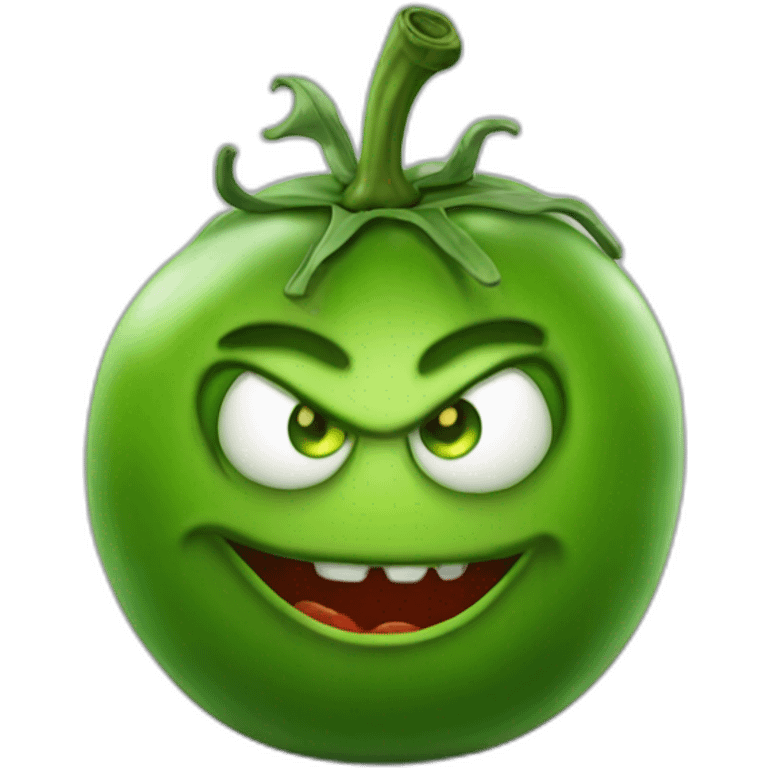 green evil tomato emoji