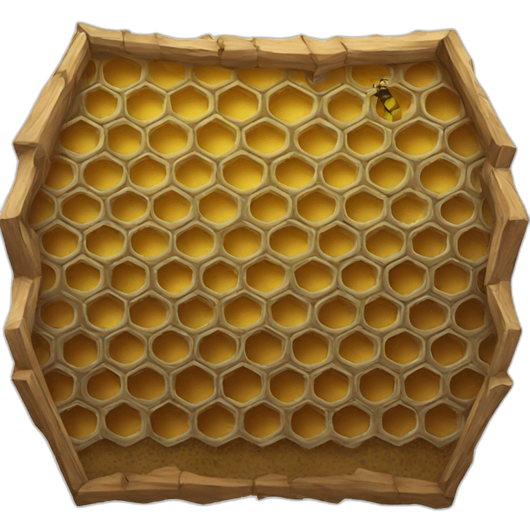 Bee hive emoji