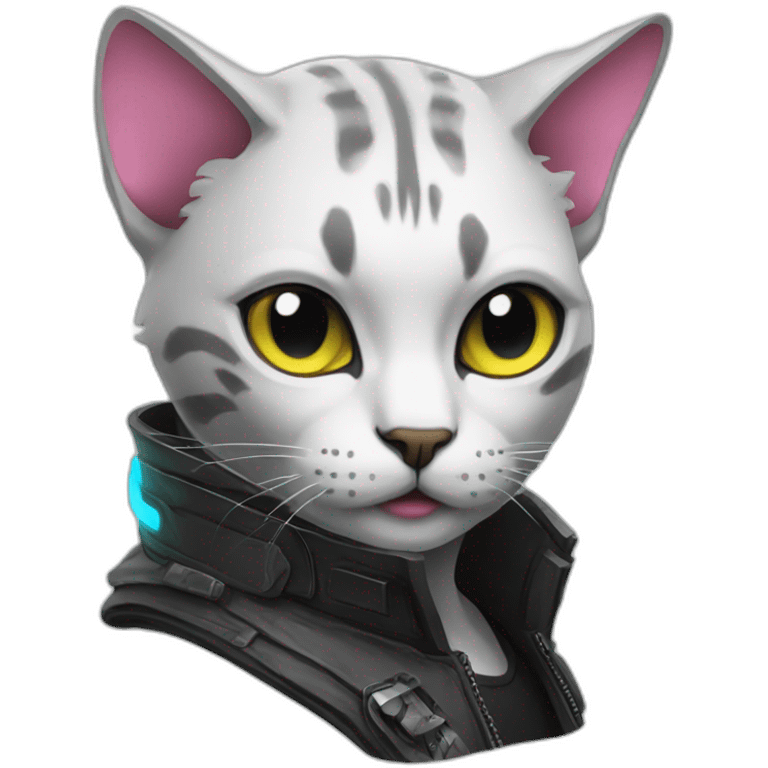 cyberpunk cat emoji