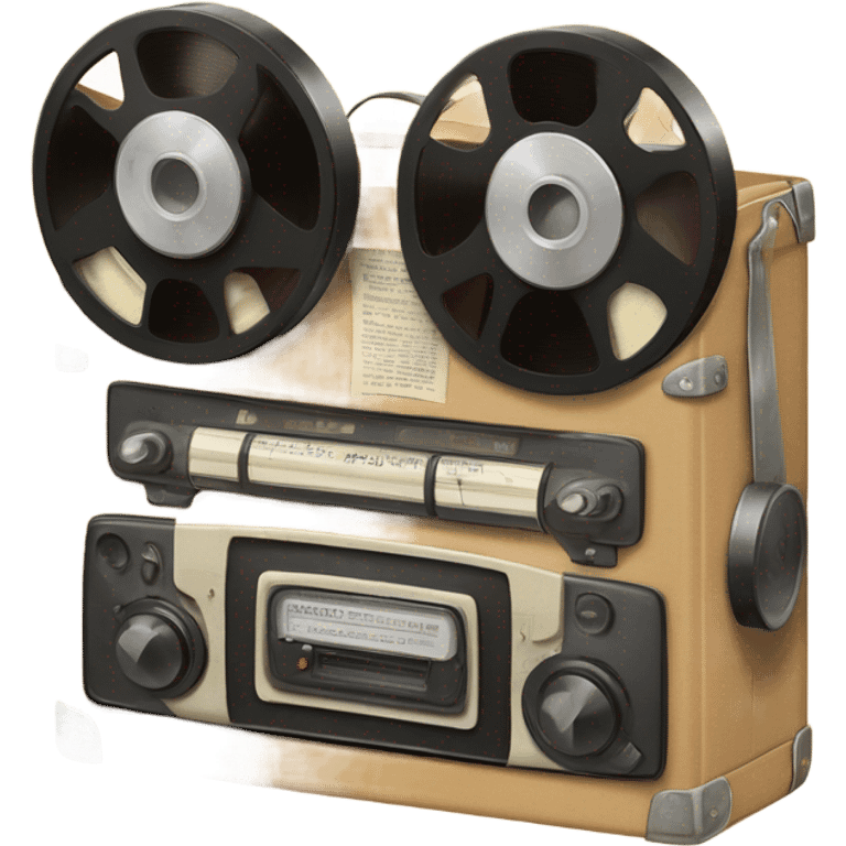 tape recorder box emoji