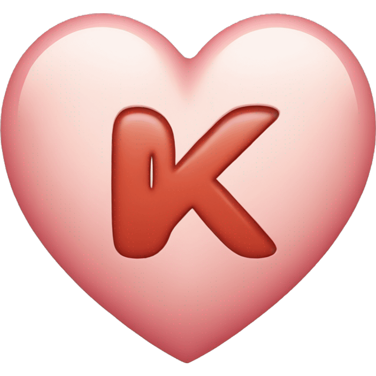 heart with letter K emoji