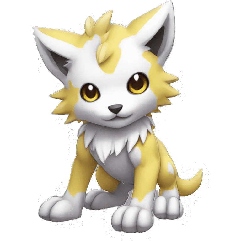 cute kawaii cool edgy Digimon-Fakemon-animal full body emoji