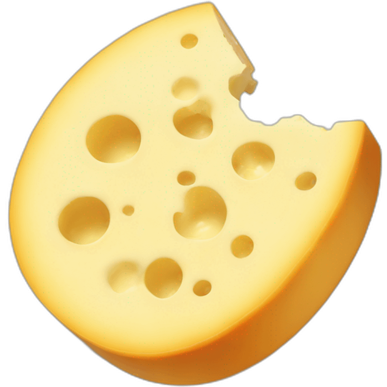 half wheel cheese emoji