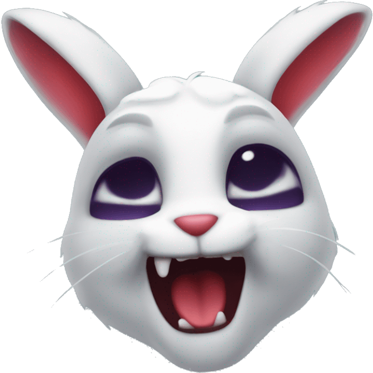 vampire rabbit emoji