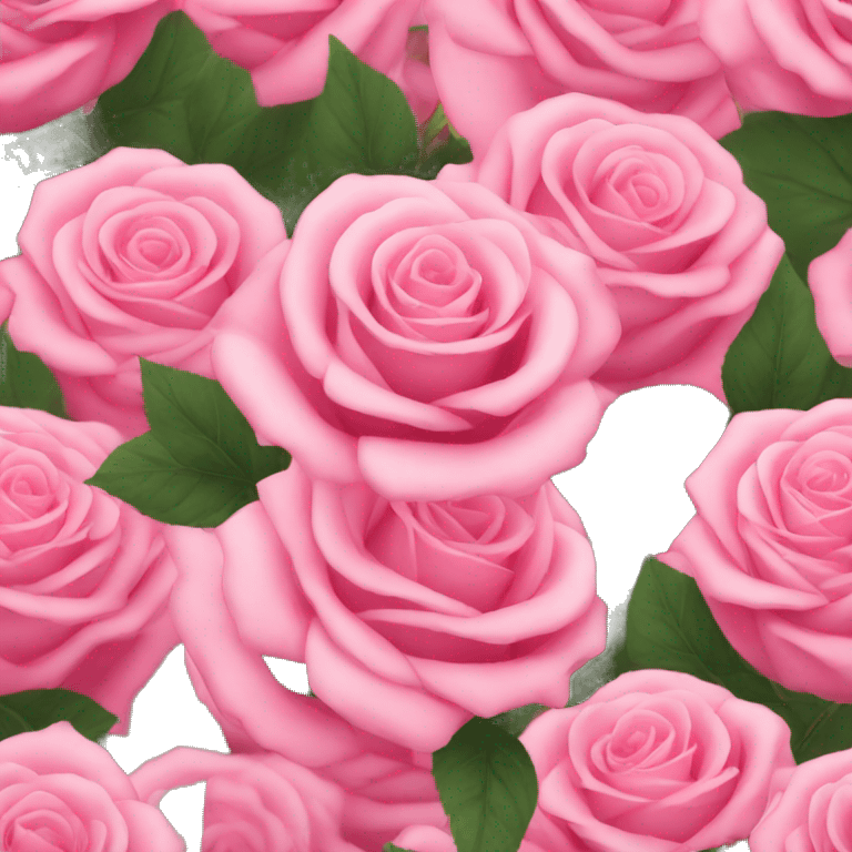 Pink roses emoji