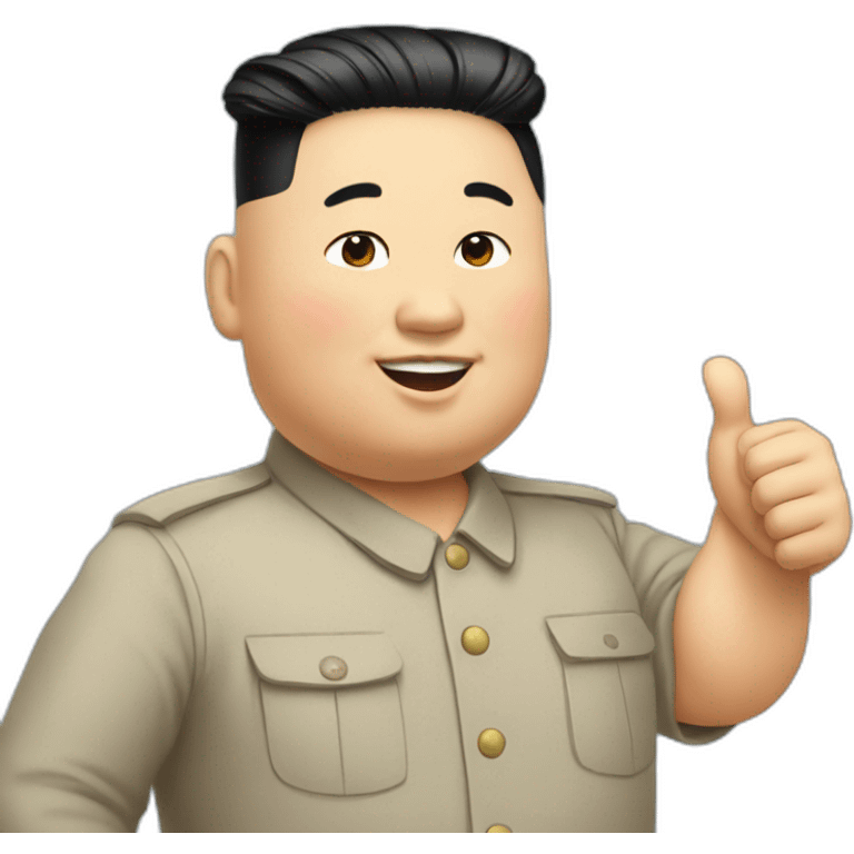 pregnant Kim jong un giving you a thumbs up emoji