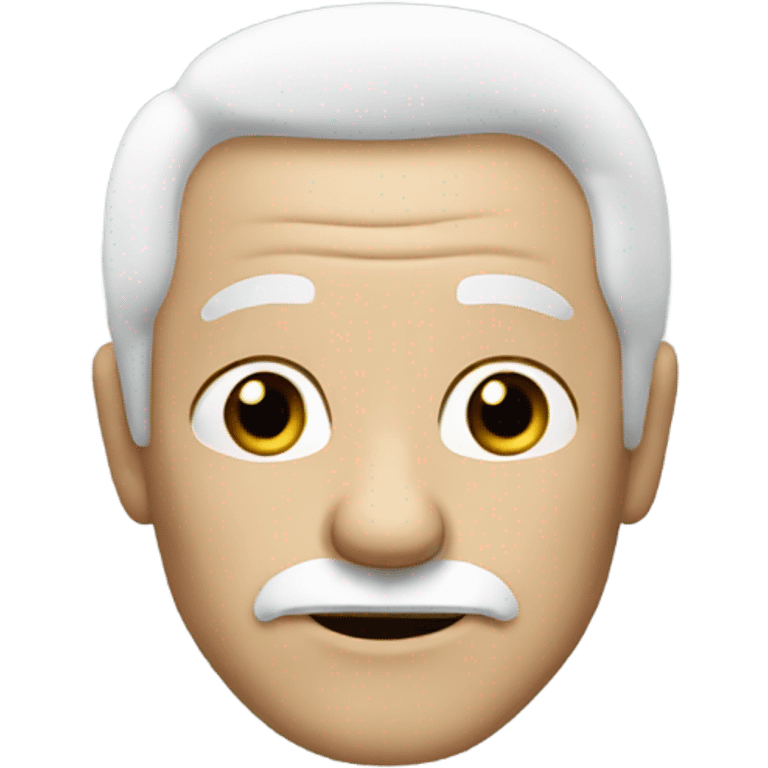 old man with white hair emoji