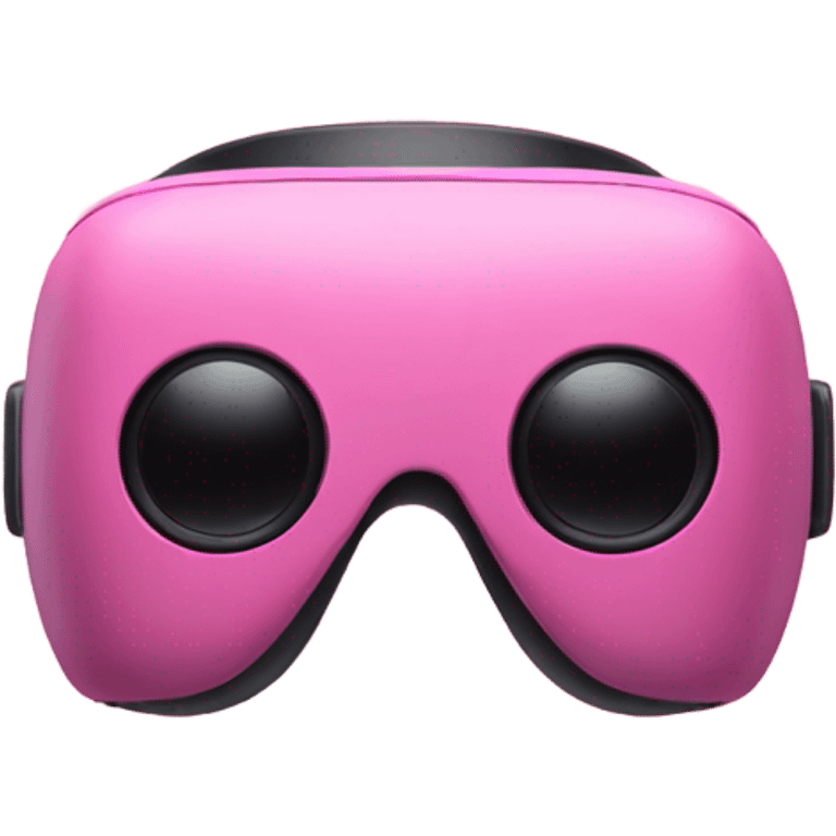 pink vr headset no head emoji