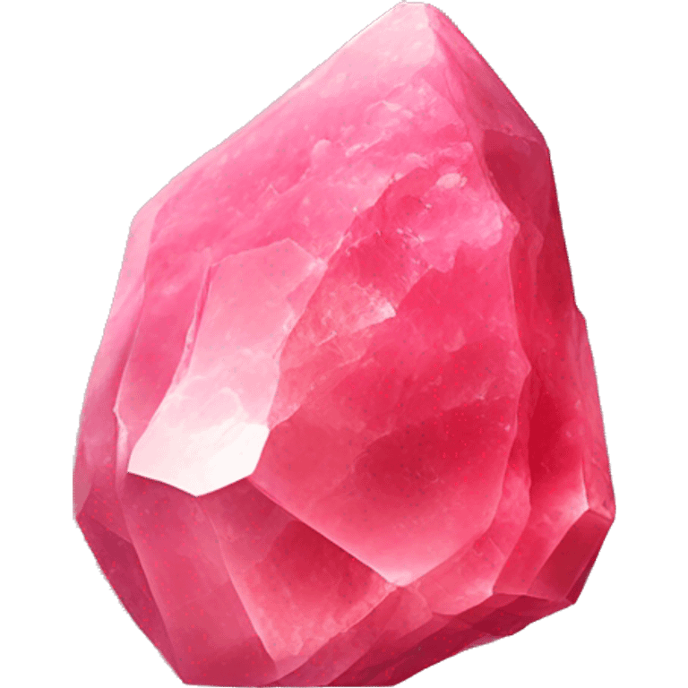 Rhodochrosite crystal emoji