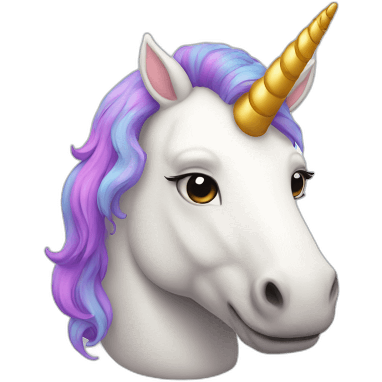 Fat unicorn emoji