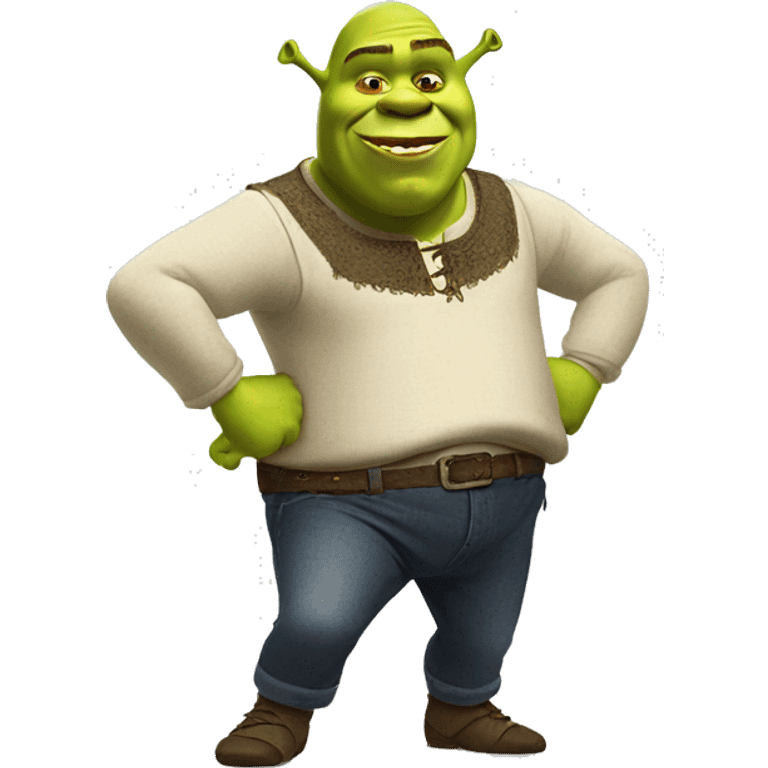 Shrek dancing emoji