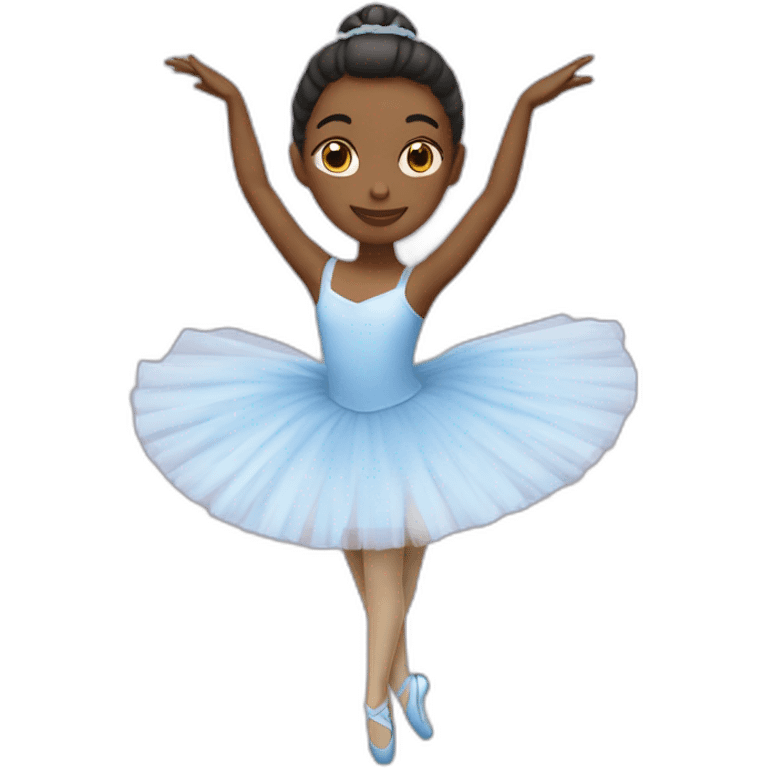 Une ballerine emoji