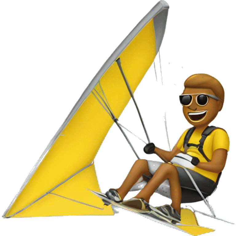 Hang gliding emoji