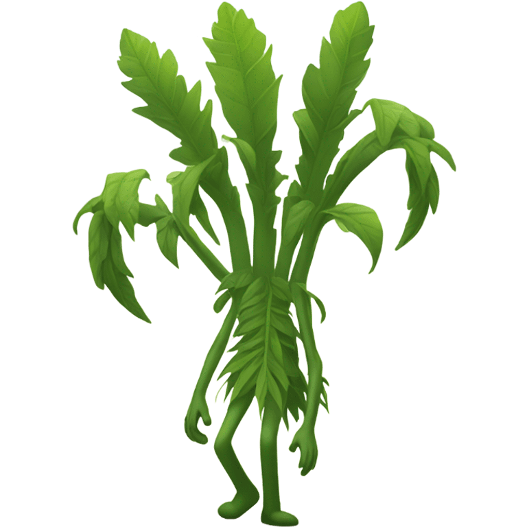 Plants with legs ￼ emoji