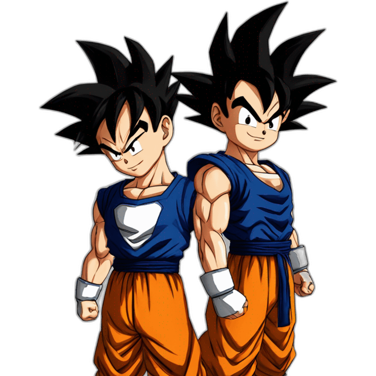 Son goku & vegeta emoji