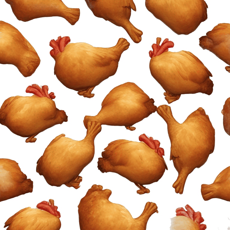 Roast chicken emoji