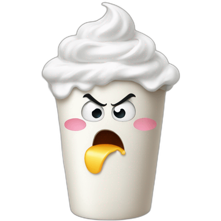 angry yogurt emoji