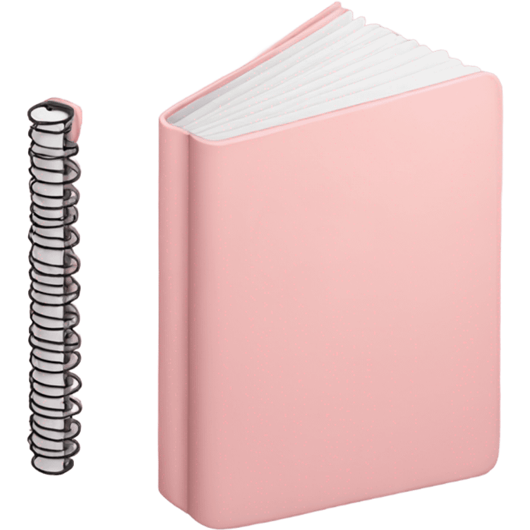 Light pink Notebook  emoji