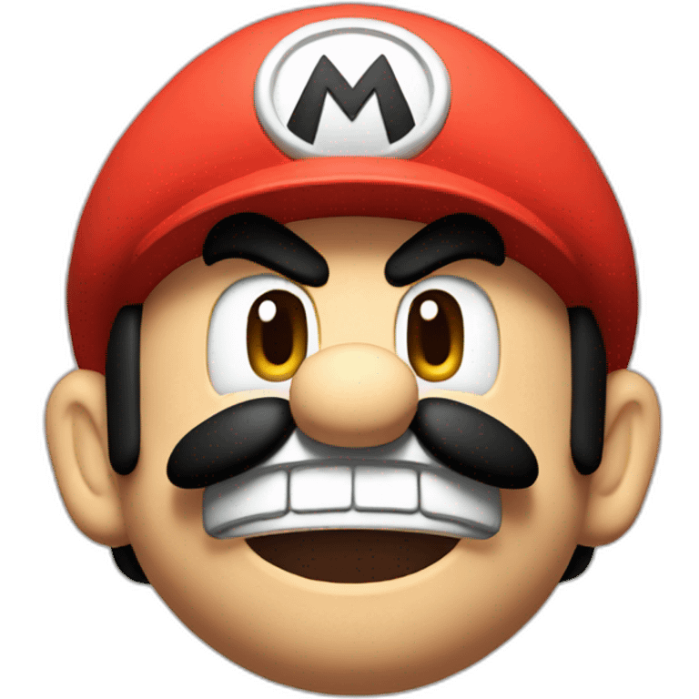 Mario angry emoji