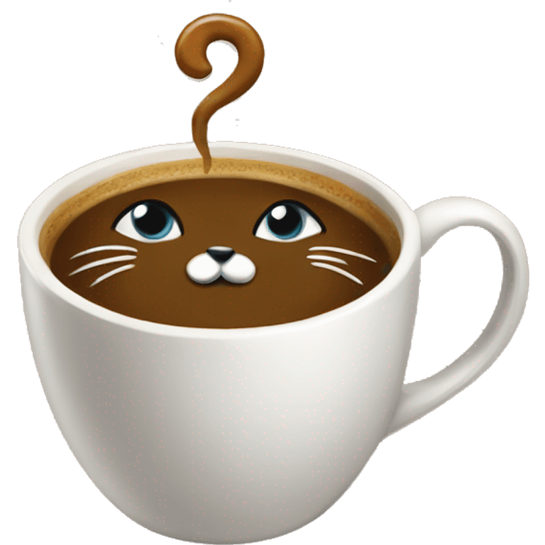 code cats coffee emoji