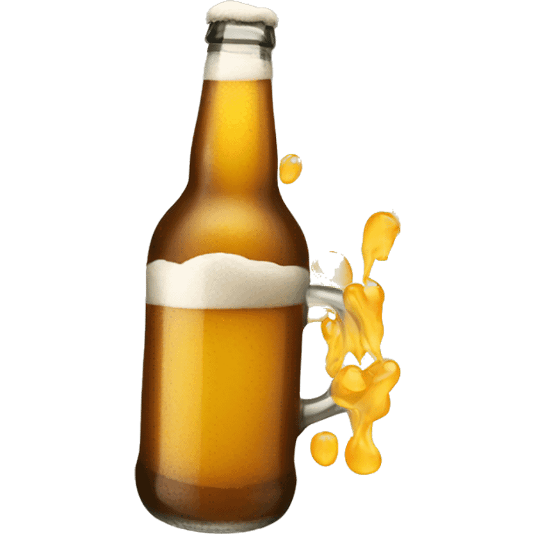 beer running emoji