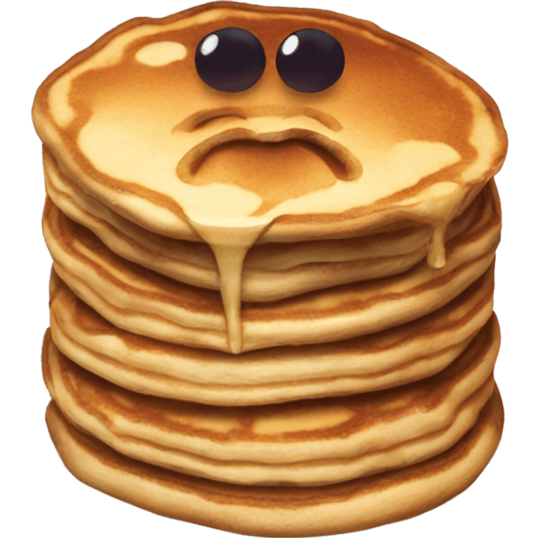 Monster pancake emoji