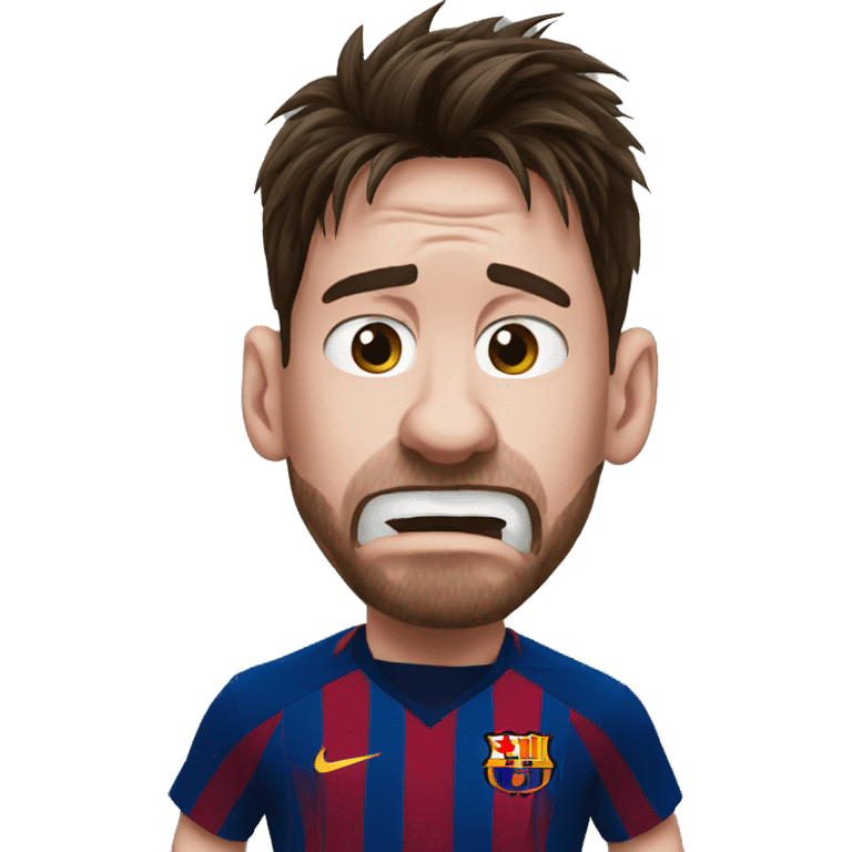 messi cry emoji