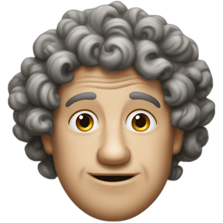 Curly joe of the three stooges emoji