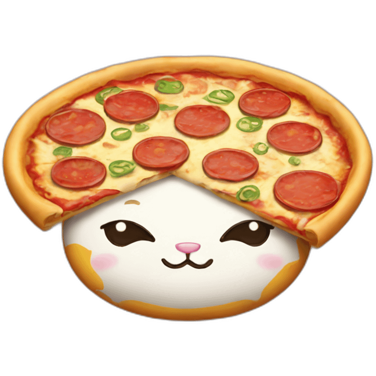 maneki neko pizza emoji