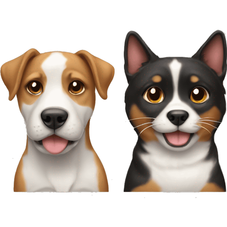 dogs and cat emoji