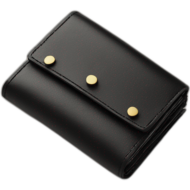 black leather wallet emoji