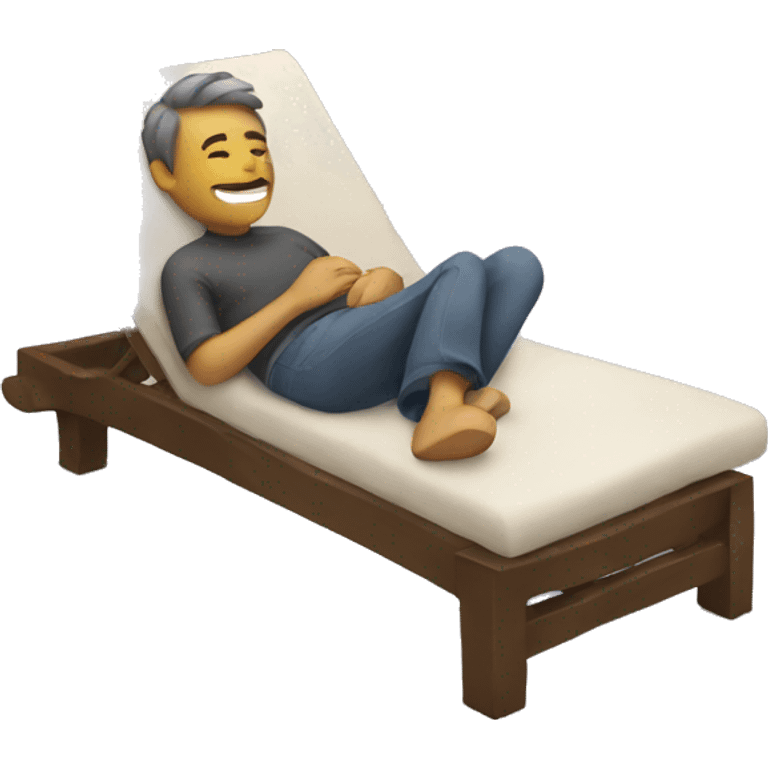 Relaxing emoji emoji