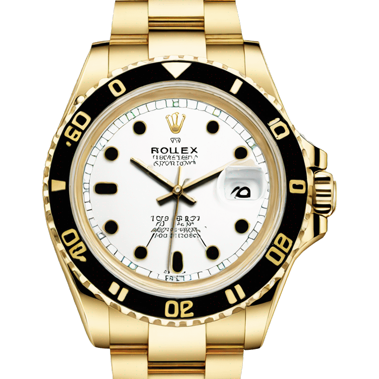 Luxury Rolex watch emoji