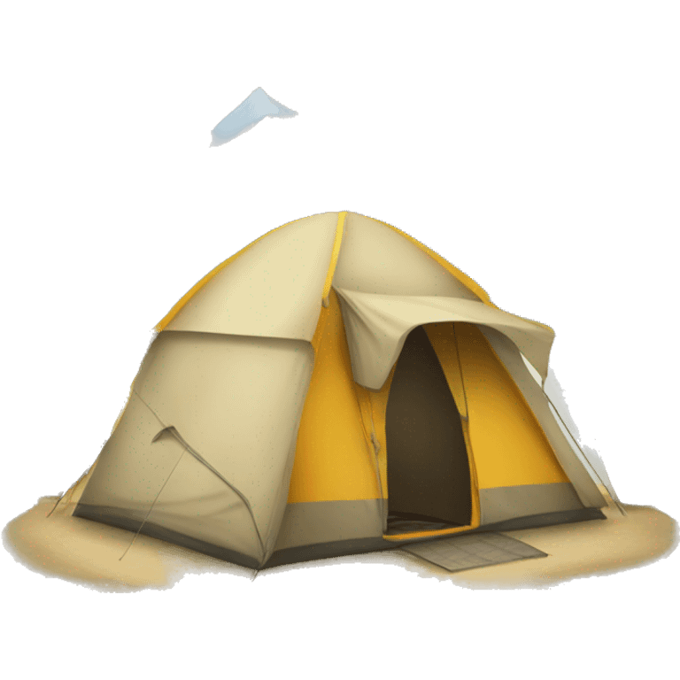 tourist tent emoji