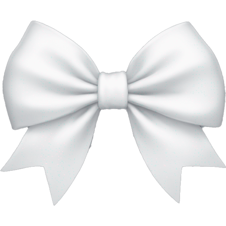 White bow emoji