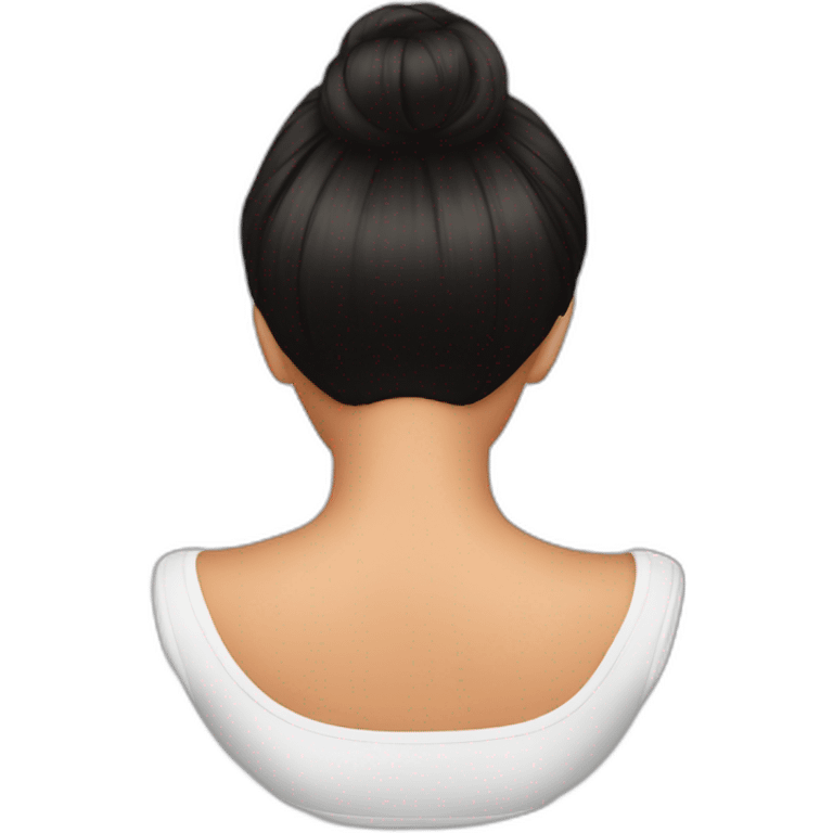 Kim kardashian perfect round bum behind emoji