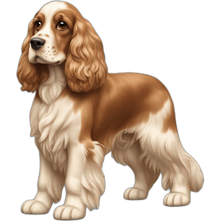 Dog-english-cocker-spaniel-full-body emoji