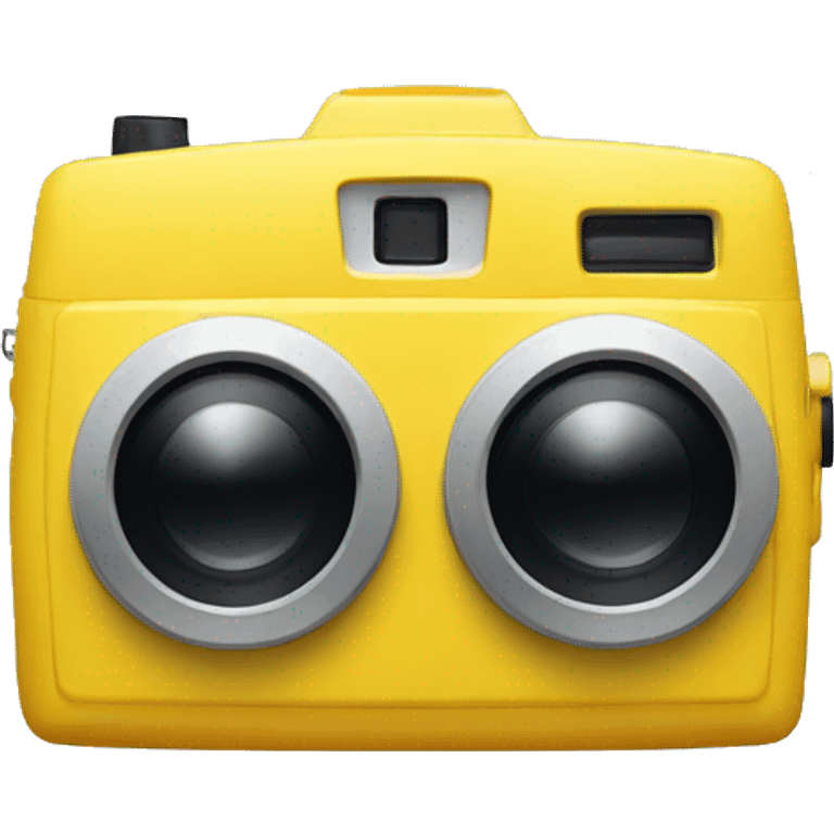 yellow disposable camera emoji