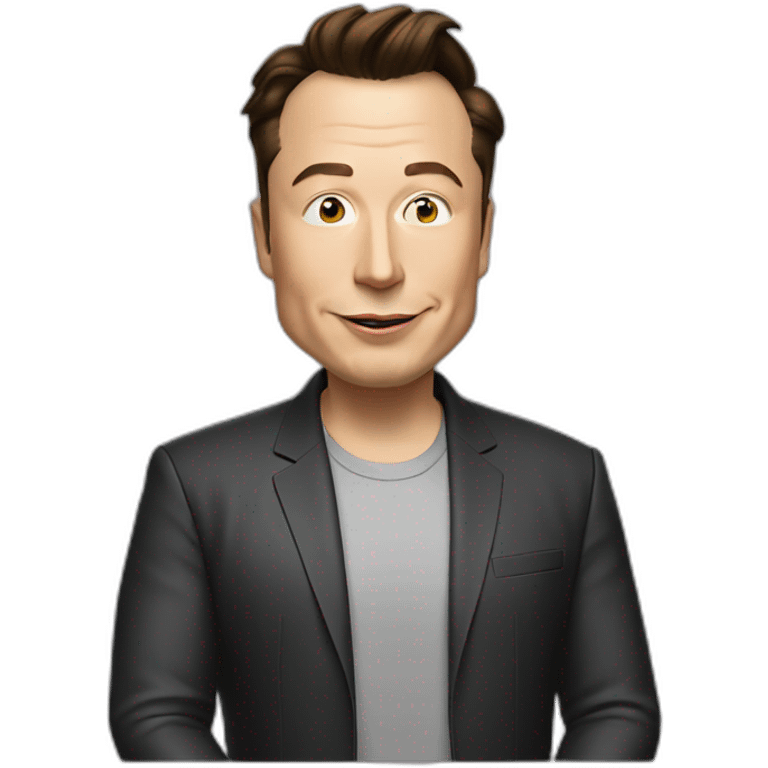 elon musk sur yotube emoji