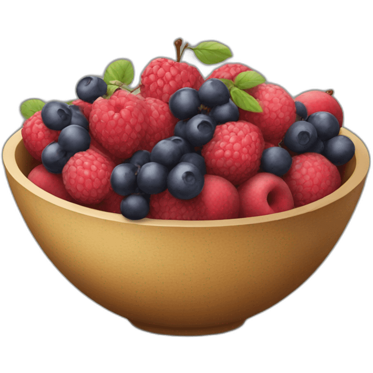 Bowl fruits emoji