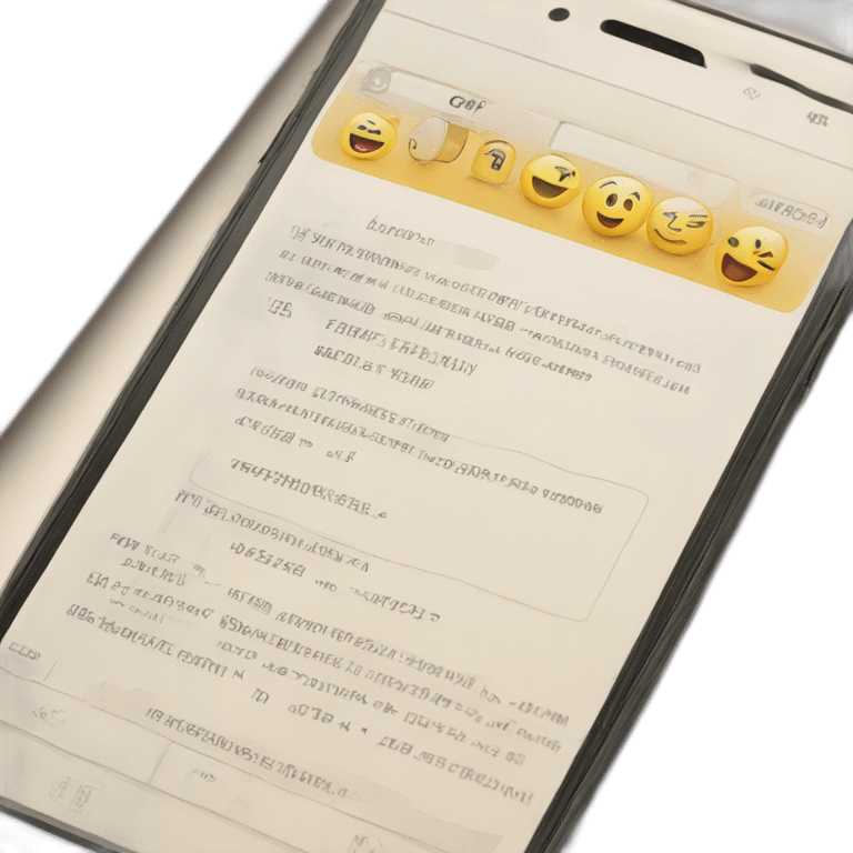 contract in smartphone emoji