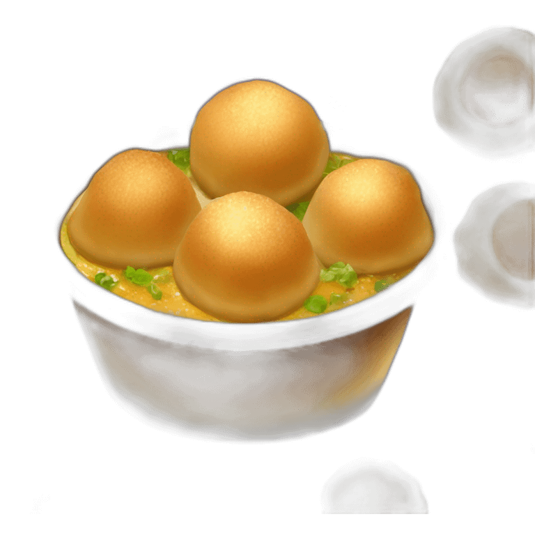 Indian street food pani puri emoji