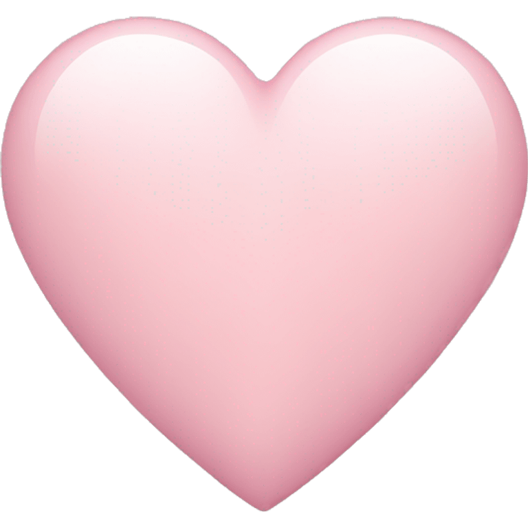 Light pink heart  emoji