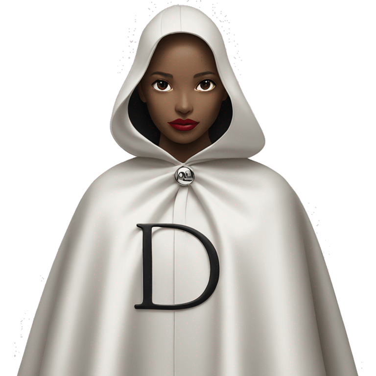 Dior logo on the cape emoji