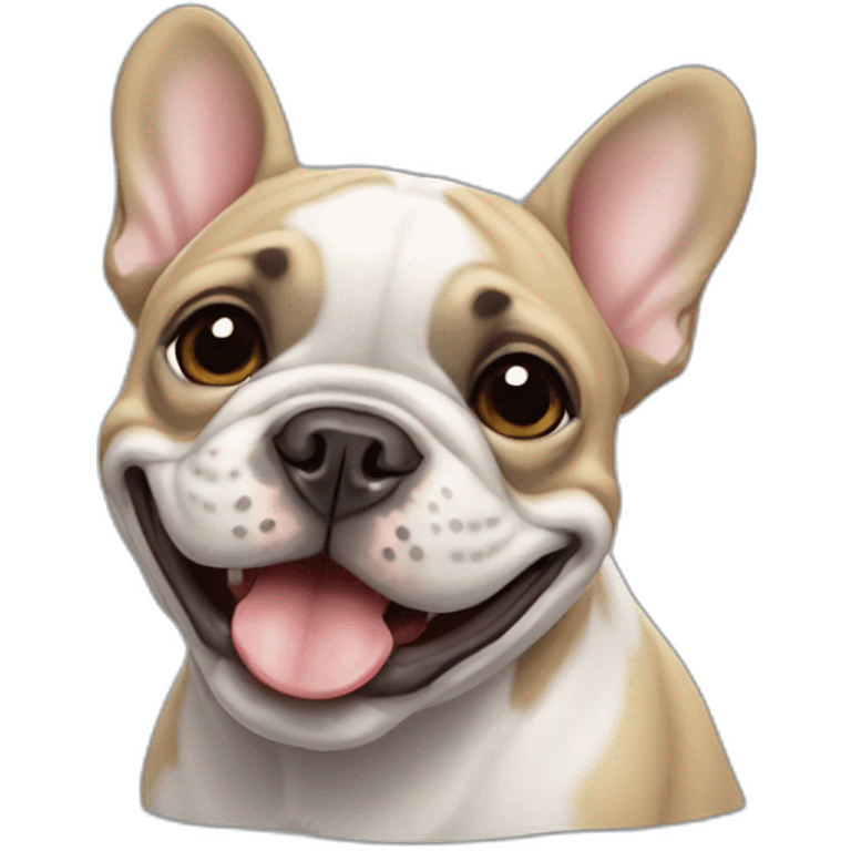 little-happy-French-bulldog emoji