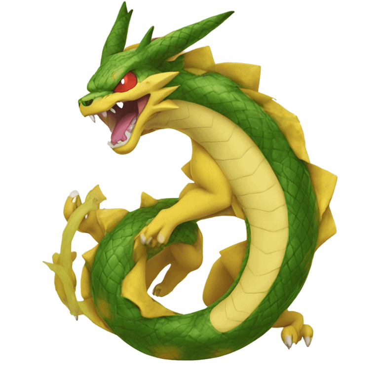 Shenron fusion pikachu emoji