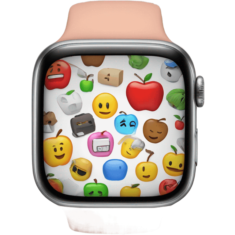 apple watch on the hand emoji