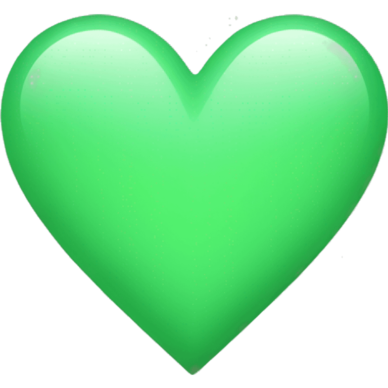 light green heart emoji