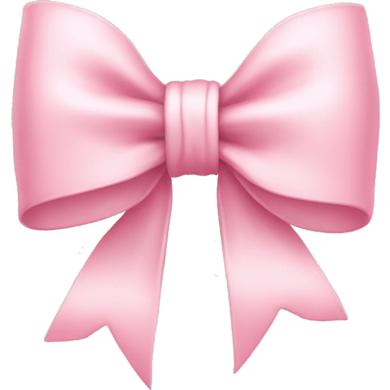 cute light pink bow emoji